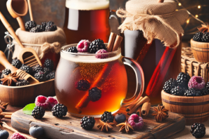 Cerveza casera con bayas silvestres: ¡Sabor auténtico!